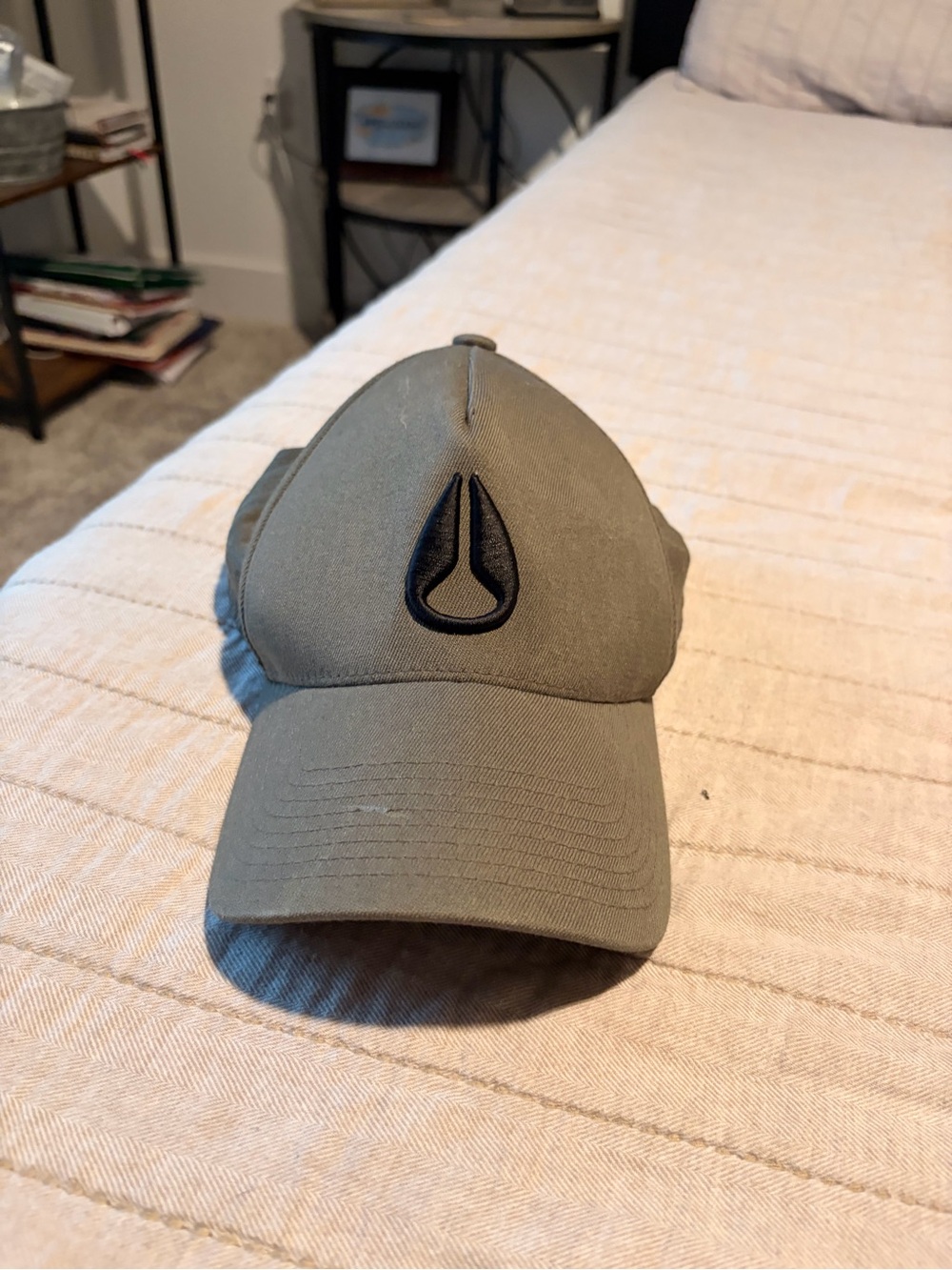 Nixon Olive Green Cap with Black Logo